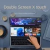 QMDZ I7 9750H Dual Screen Laptop 16 Inch (14 Inch Touch Screen) Gaming Laptop Notebook Computer Windows 10 11 Pro