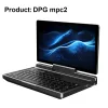 GPD Micro PC 2 Mini Portable Laptop Computer Notebook Intel Processor N250 16GB/512GB M.2 SSD Windows 11 60Hz Industry Laptop