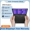 GPD Pocket 4 Mini Laptop 8.8-inch AMD AI 9 HX 370 64GB RAM Portable Mini PC 2TB NVMe flipped 180° business Laptop Computer