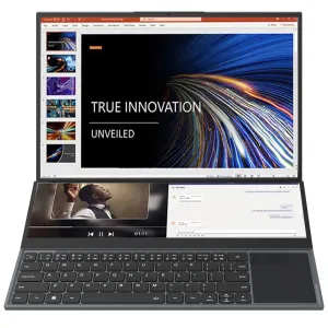 AKPAD Intel Core I7 9750H Dual Screen Laptop 16 Inch (14 Inch Touch Screen) Gaming Laptop Notebook Windows 10 11 Pro